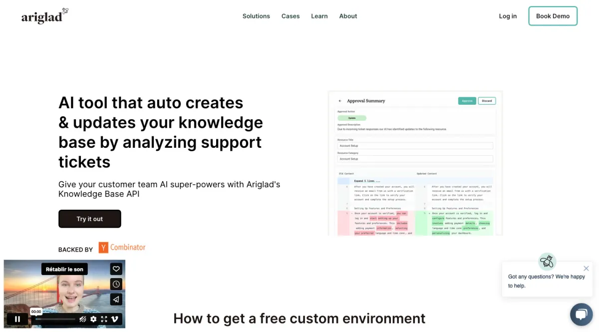 Interface Ariglad : fonctionnalités, prix, alternatives
