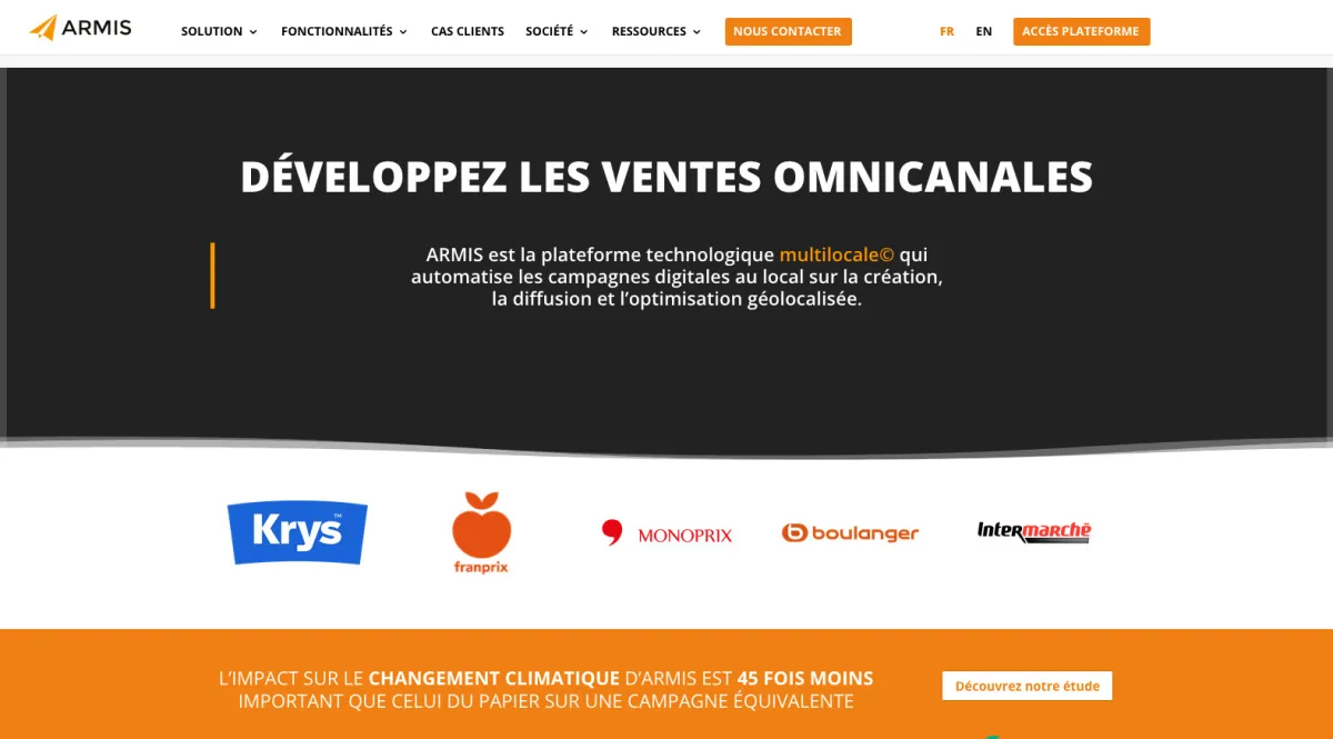 Interface ARMIS : fonctionnalités, prix, alternatives