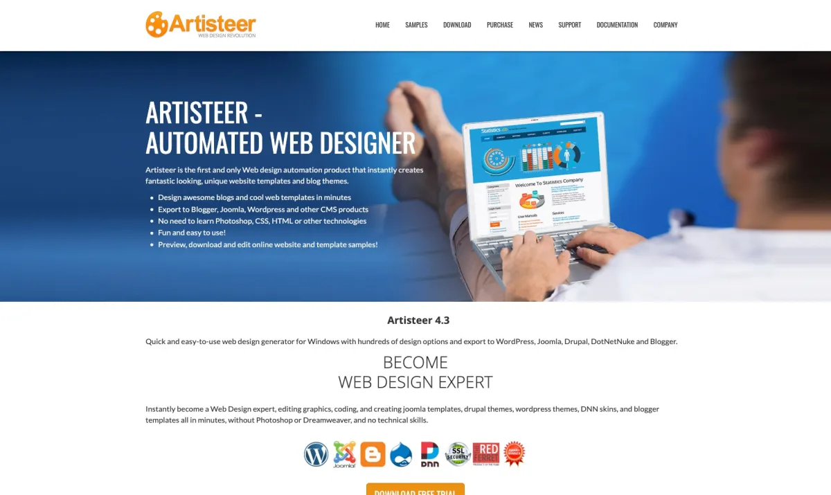Artisteer: avis sur le logiciel de création de site web (website builder): fonctionnalités, avantages, inconvénients et tarifs Artisteer: avis sur le logiciel de création de site web (website builder): fonctionnalités, avantages, inconvénients et tarifs