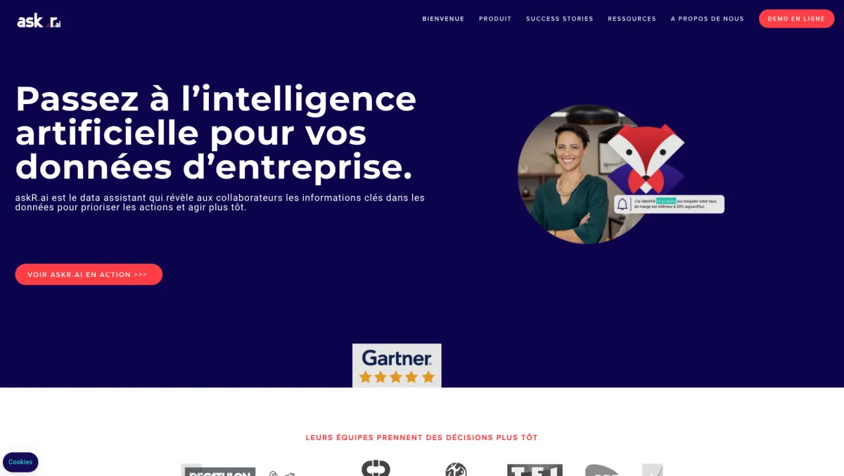 Interface askR.ai : fonctionnalités, prix, alternatives Interface askR.ai : fonctionnalités, prix, alternatives