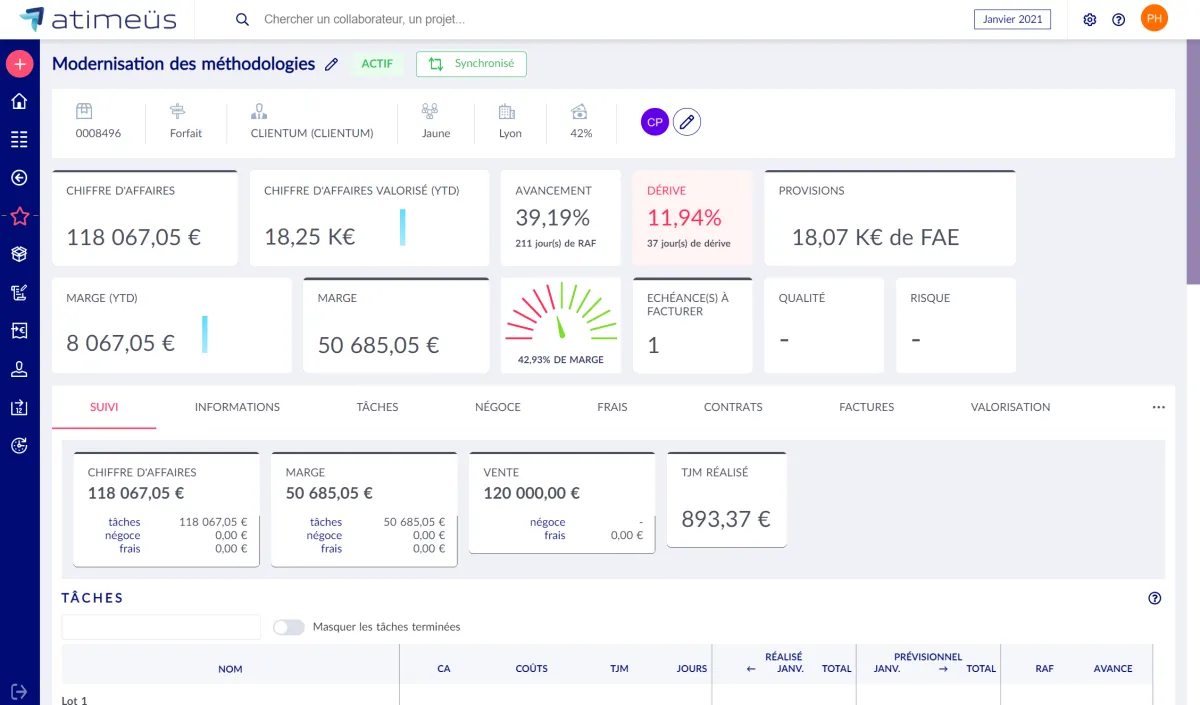 atimeus: avis sur le logiciel ERP: fonctionnalités, avantages, inconvénients et tarifs
