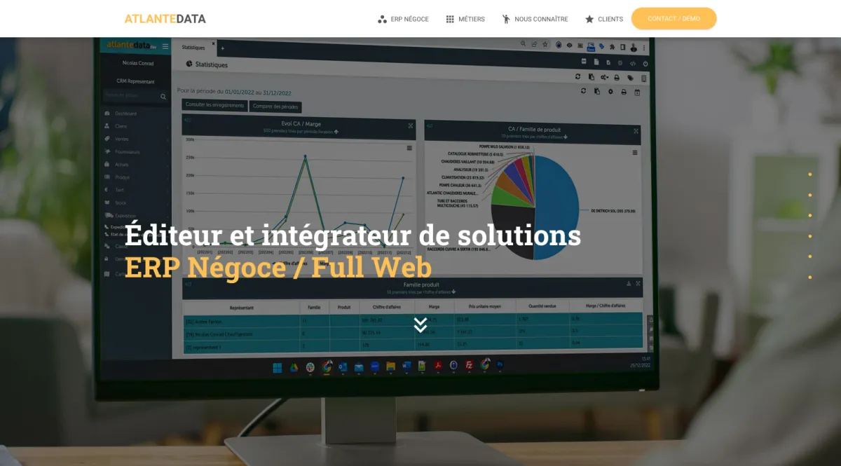 Notre avis sur ATLANTEDATA : un progiciel à découvrir