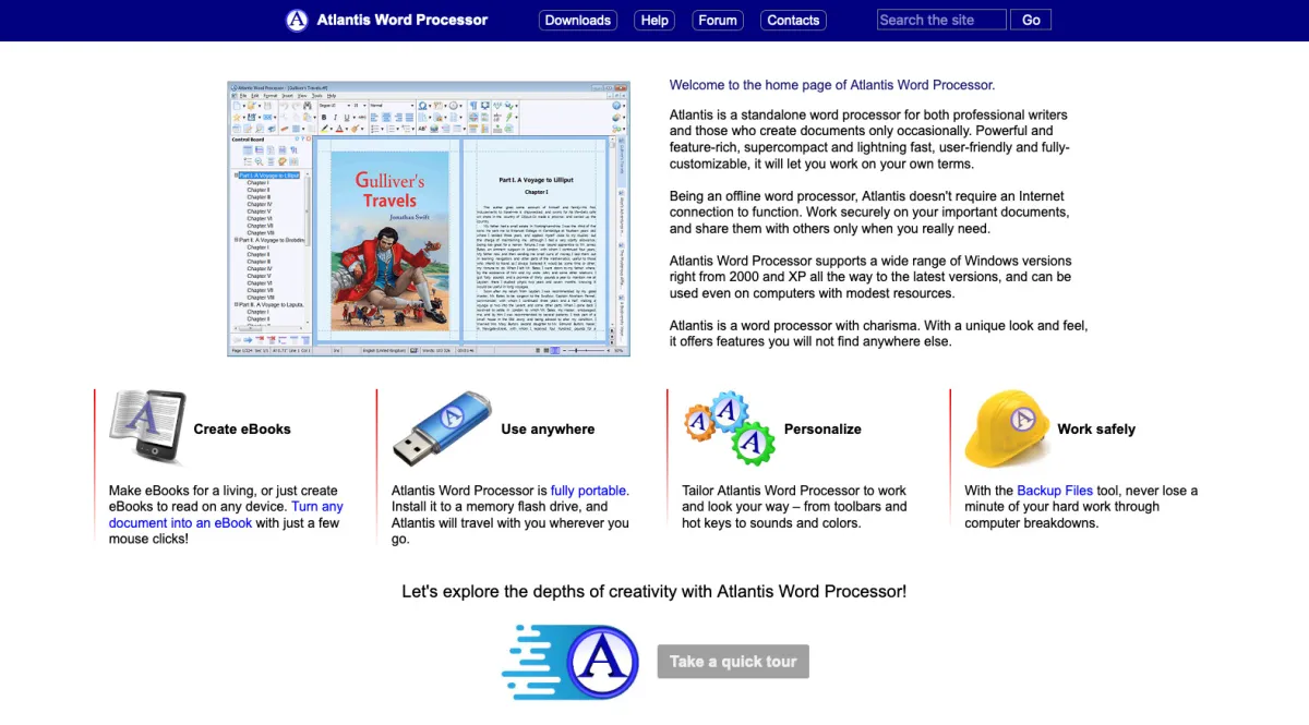 Interface Atlantis Word Processor : fonctionnalités, prix, alternatives Interface Atlantis Word Processor : fonctionnalités, prix, alternatives