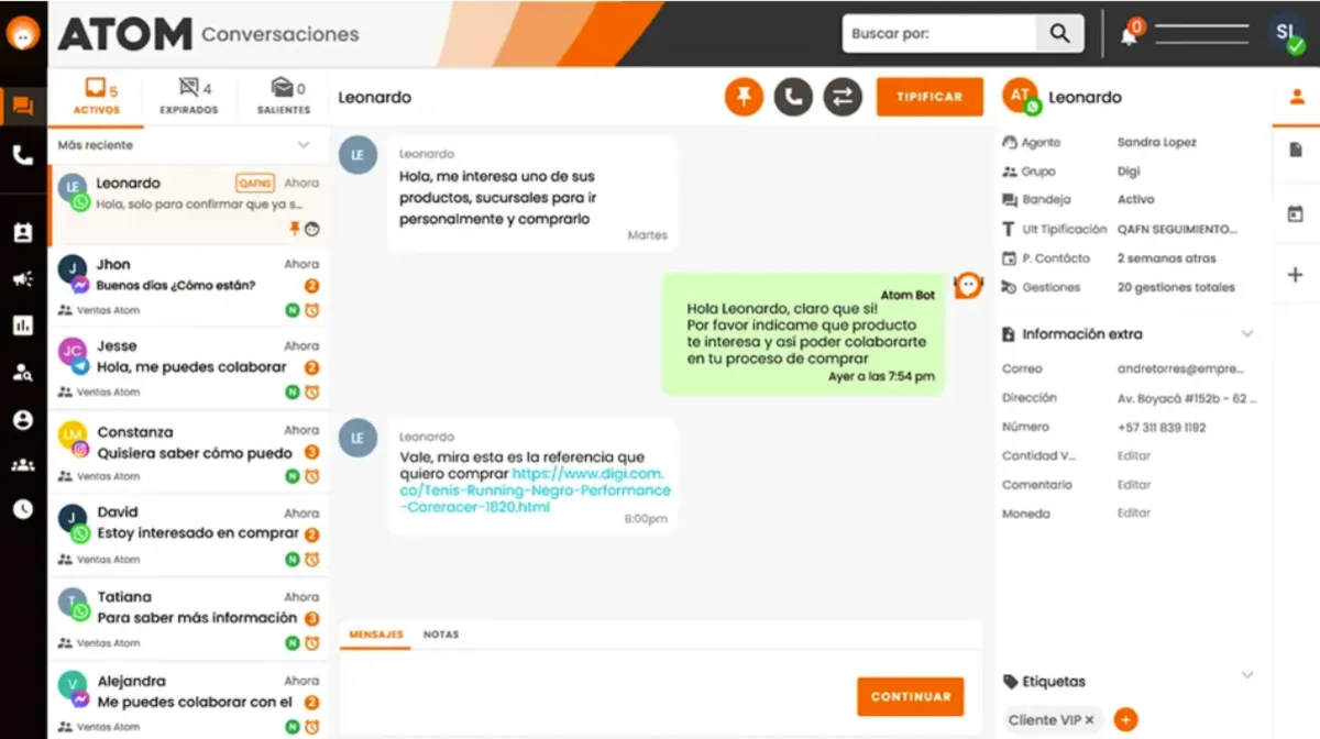 Notre avis sur Atom : un logiciel CCM (gestion des communications client) à découvrir