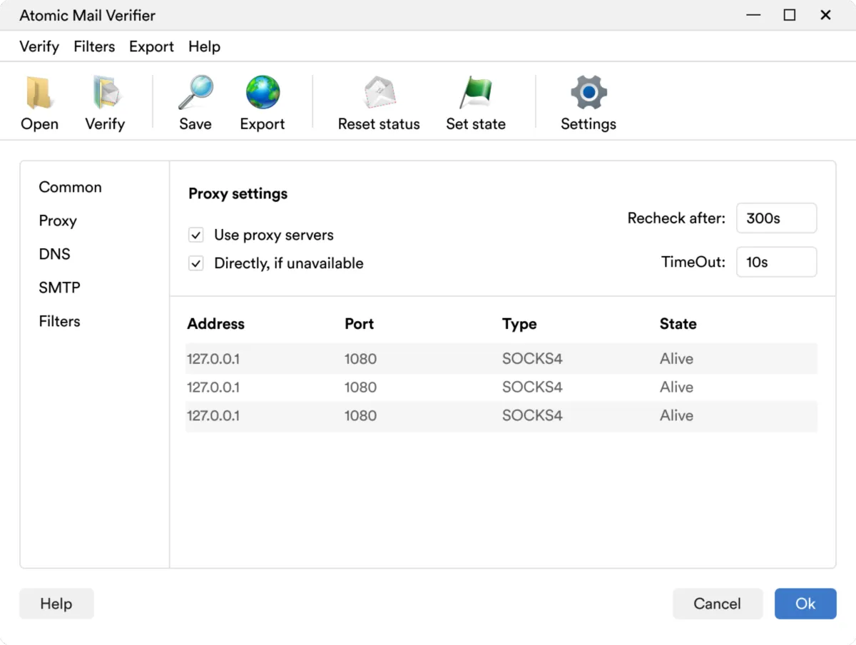 Interface Atomic Email Verifier: fonctionnalités, prix, alternatives