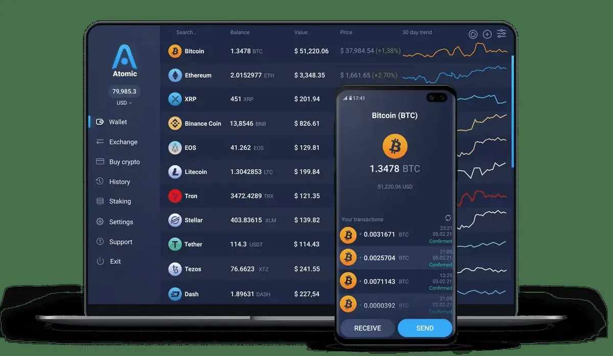 Notre avis sur Atomic Wallet : un logiciel de portefeuille de crypto-monnaies à découvrir