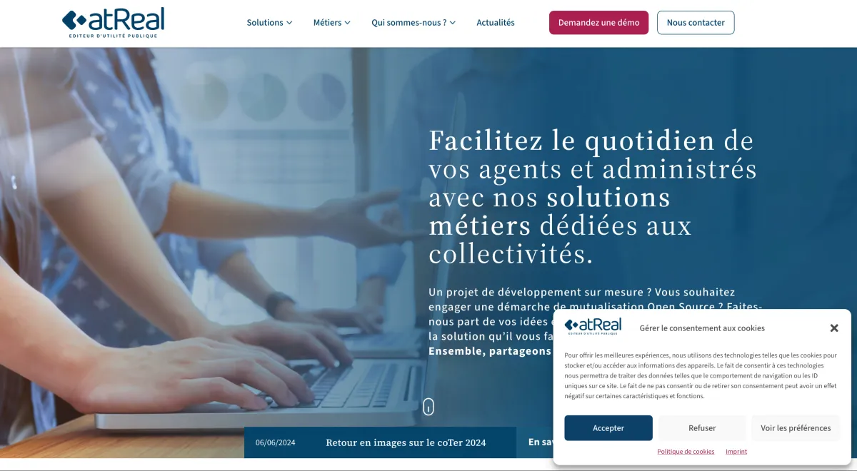 Interface atReal - OpenADS : fonctionnalités, prix, alternatives Interface atReal - OpenADS : fonctionnalités, prix, alternatives