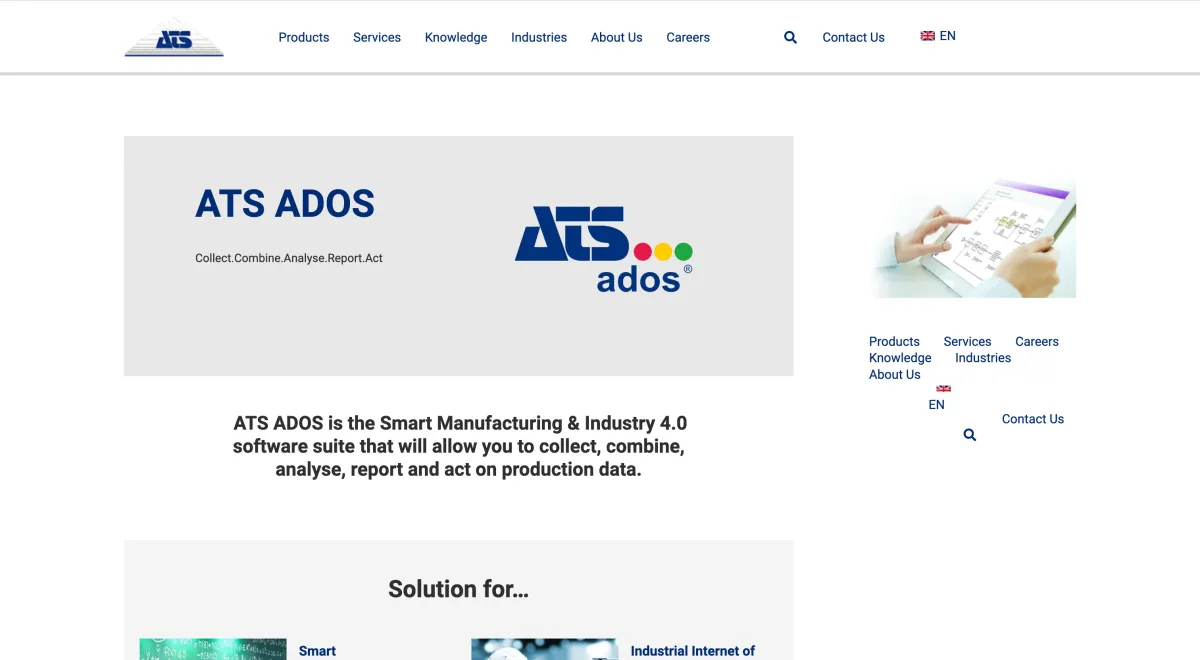 Notre avis sur Ats Ados : un logiciel MES (exécution de la fabrication) à découvrir Notre avis sur Ats Ados : un logiciel MES (exécution de la fabrication) à découvrir