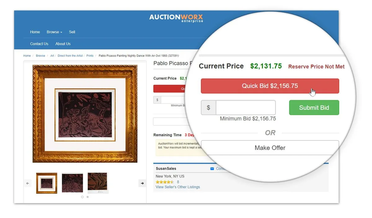 Comparez les fonctionnalités, avis utilisateurs et prix de nombreux logiciels d'enchères comme AuctionWorx Enterprise, Auctria, Biddingowl.Com, Clickbid … Comparez les fonctionnalités, avis utilisateurs et prix de nombreux logiciels d'enchères comme AuctionWorx Enterprise, Auctria, Biddingowl.Com, Clickbid …