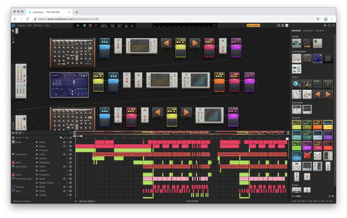 Notre avis sur Audiotool : un logiciel d'édition audio à découvrir