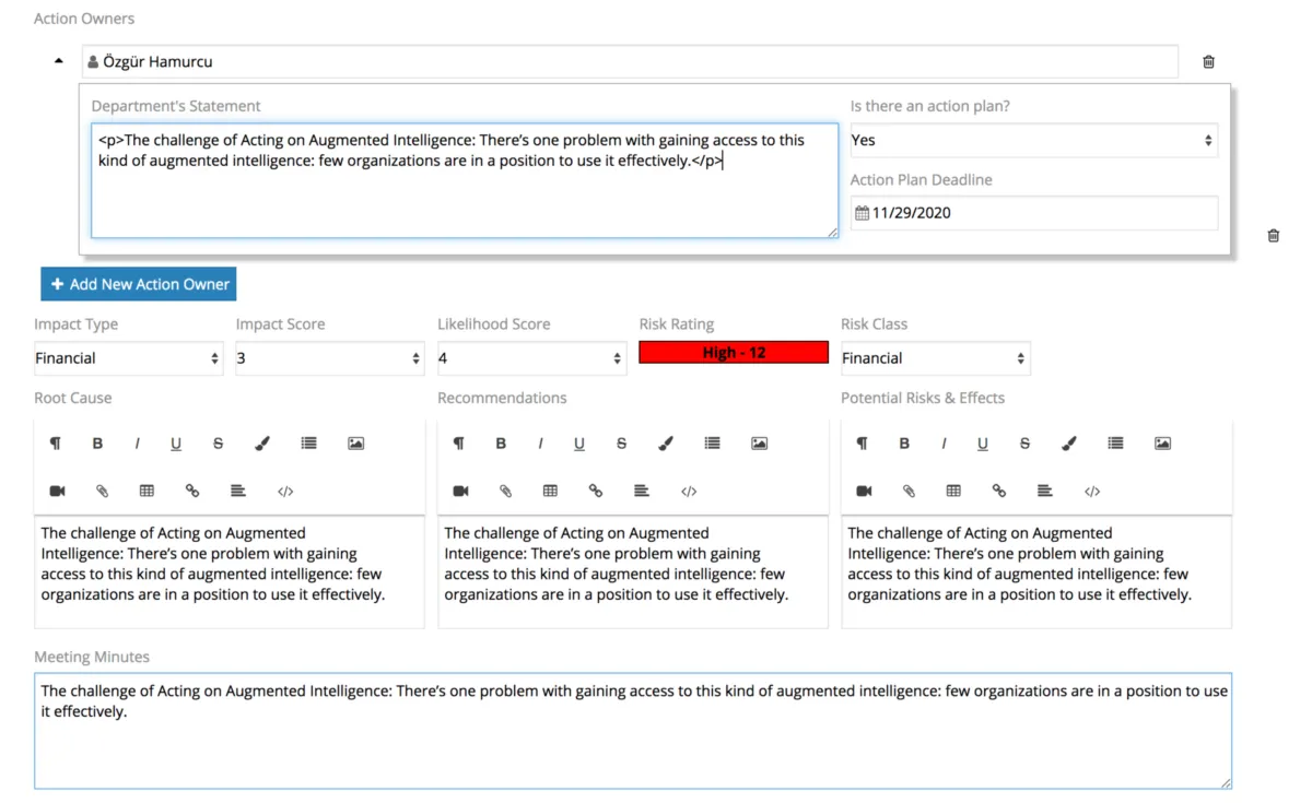 Interface Auditrunner: image, ergonomie, alternatives