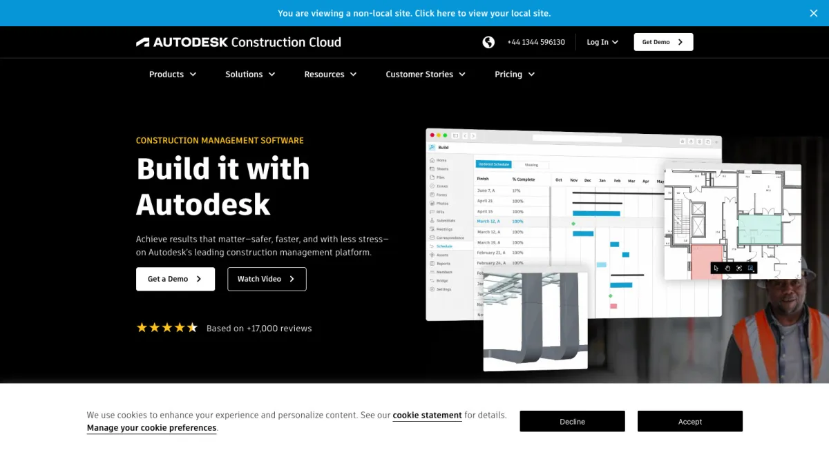 Interface Autodesk Construction Cloud : image, ergonomie, alternatives Interface Autodesk Construction Cloud : image, ergonomie, alternatives