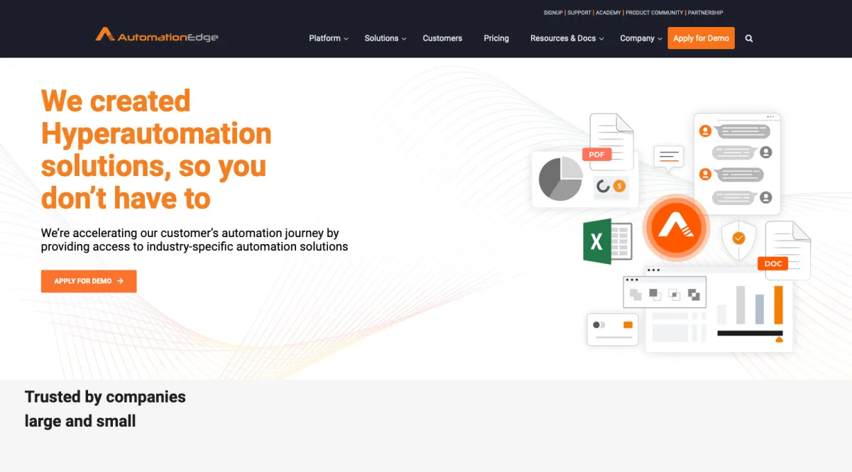 Interface AutomationEdge : fonctionnalités, prix, alternatives