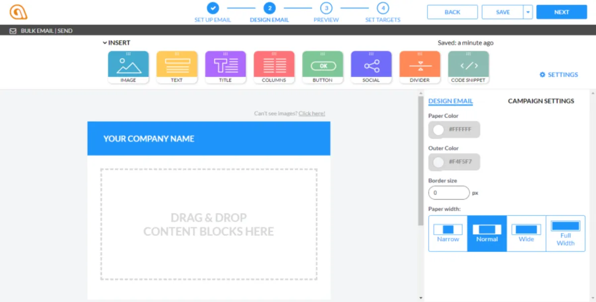 Interface Automizy: fonctionnalités, prix, alternatives