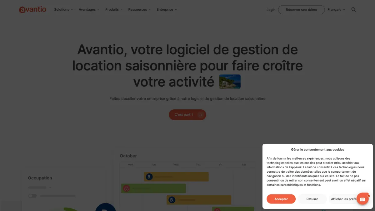 Interface Avantio : image, ergonomie, alternatives Interface Avantio : image, ergonomie, alternatives