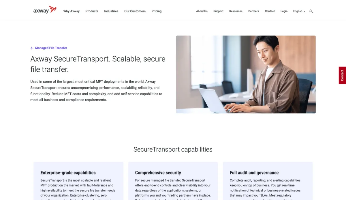Interface Axway : fonctionnalités, prix, alternatives