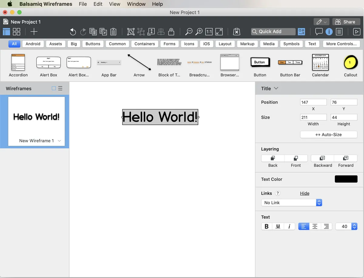 Balsamiq est un logiciel wireframe populaire qui existe en version gratuite ou payante (à partir de 9 €) Balsamiq est un logiciel wireframe populaire qui existe en version gratuite ou payante (à partir de 9 €)