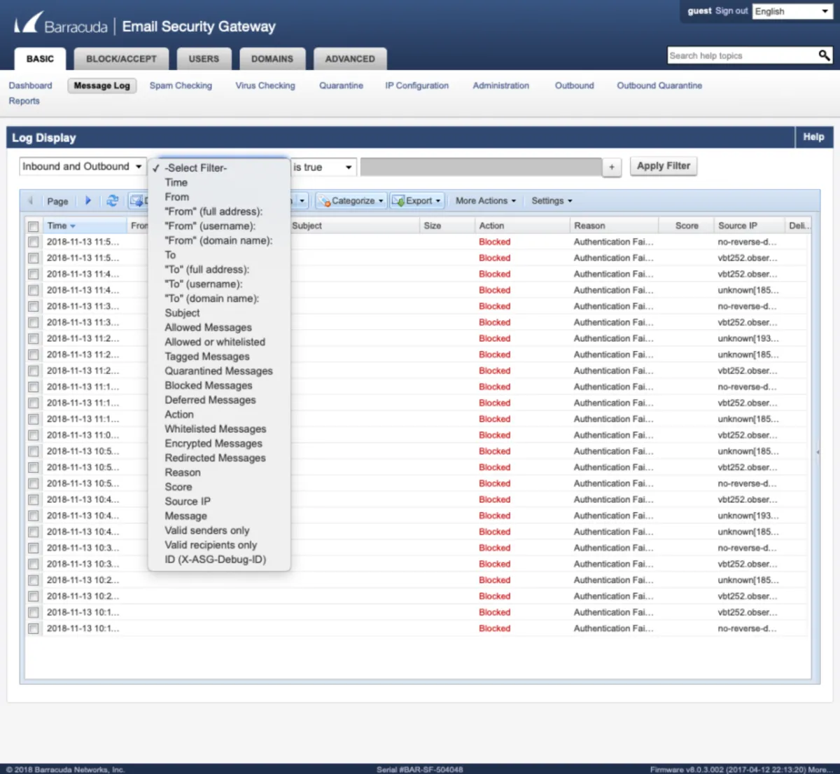 Notre avis sur Barracuda Email Security Gateway : un logiciel de sécurité des emails à découvrir