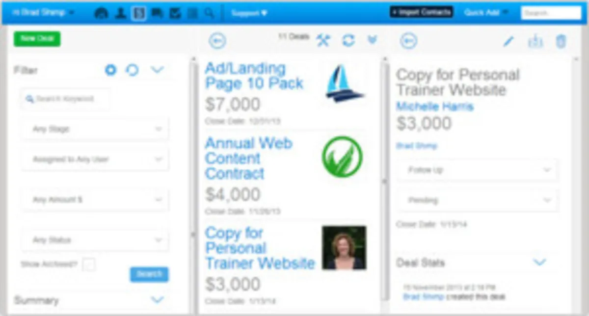 Interface Batchbook: fonctionnalités, prix, alternatives