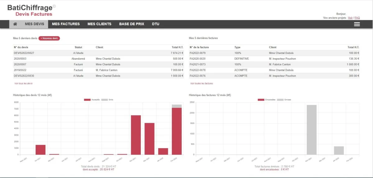 BatiChiffrage: avis sur le logiciel pour travaux publics (BTP): fonctionnalités, avantages, inconvénients et tarifs