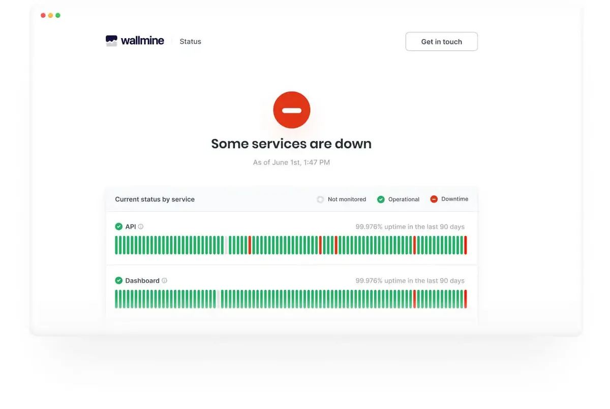 Interface Better Uptime: fonctionnalités, prix, alternatives
