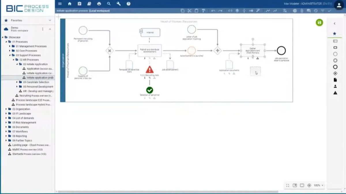 Notre avis sur BIC Process Design : un logiciel BPM (business process management) à découvrir