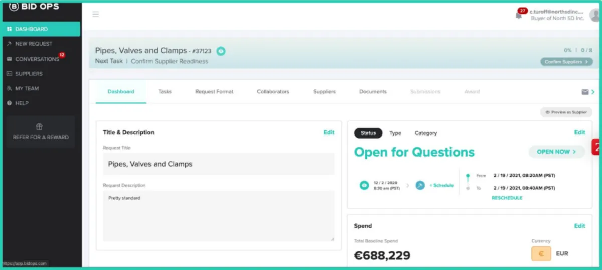 Interface Bid Ops: fonctionnalités, prix, alternatives