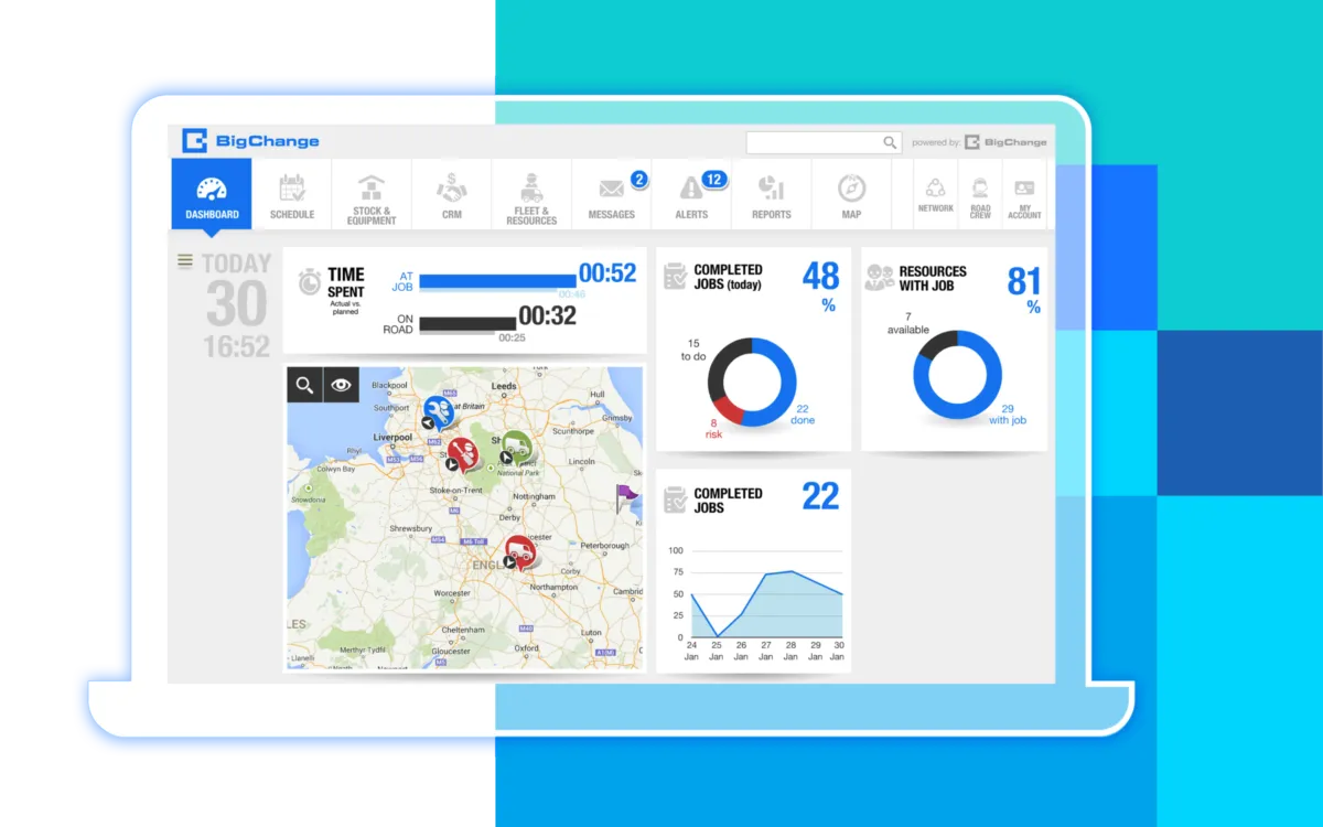 Notre avis sur Big Change : un logiciel de gestion des interventions et tournées sur le terrain (FSM: field service) à découvrir