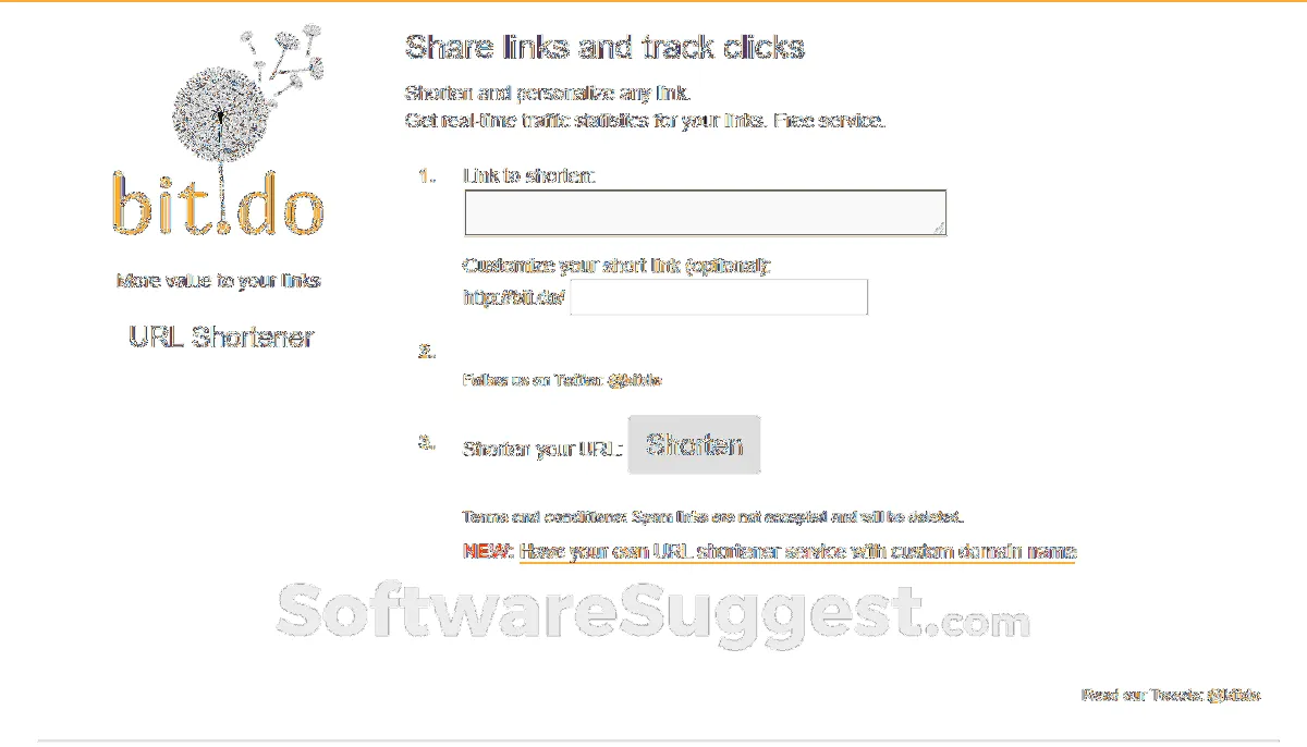 Bit.do est un logiciel réducteurs d'URL populaire qui existe en version gratuite ou payante (à partir de 85 €) Bit.do est un logiciel réducteurs d'URL populaire qui existe en version gratuite ou payante (à partir de 85 €)