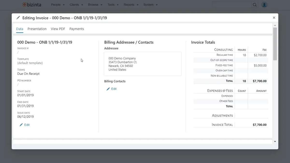 Notre avis sur Bizinta : un logiciel de facturation à découvrir