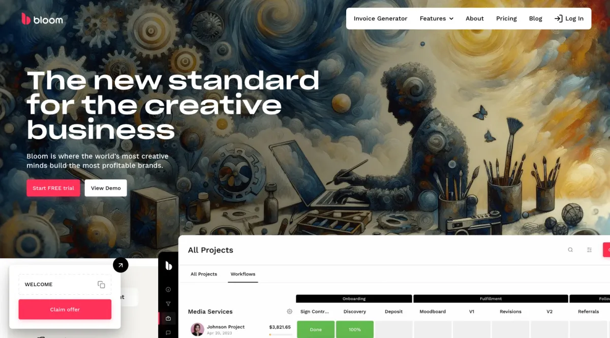 Interface Bloom : fonctionnalités, prix, alternatives