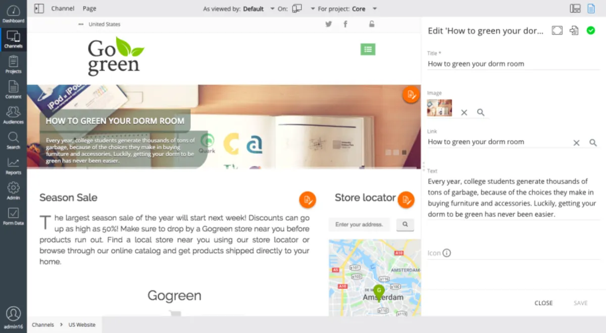 Interface BloomReach: image, ergonomie, alternatives Interface BloomReach: image, ergonomie, alternatives