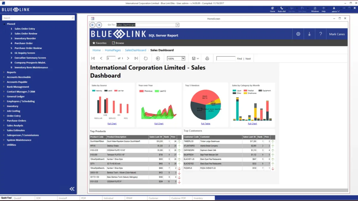 Notre avis sur Blue Link ERP : un logiciel de gestion des stocks et de l'inventaire à découvrir