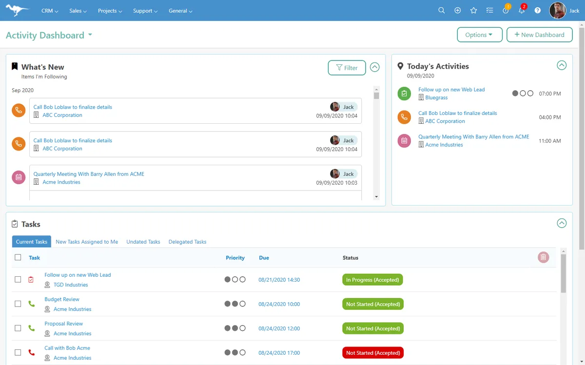 Notre avis sur BlueCamroo CRM : un logiciel CRM à découvrir