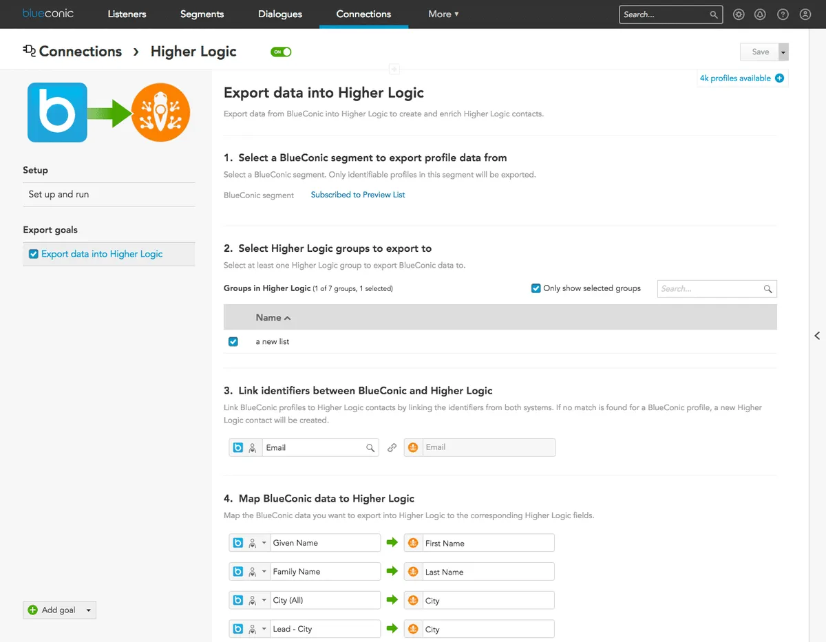 Interface BlueConic: fonctionnalités, prix, alternatives