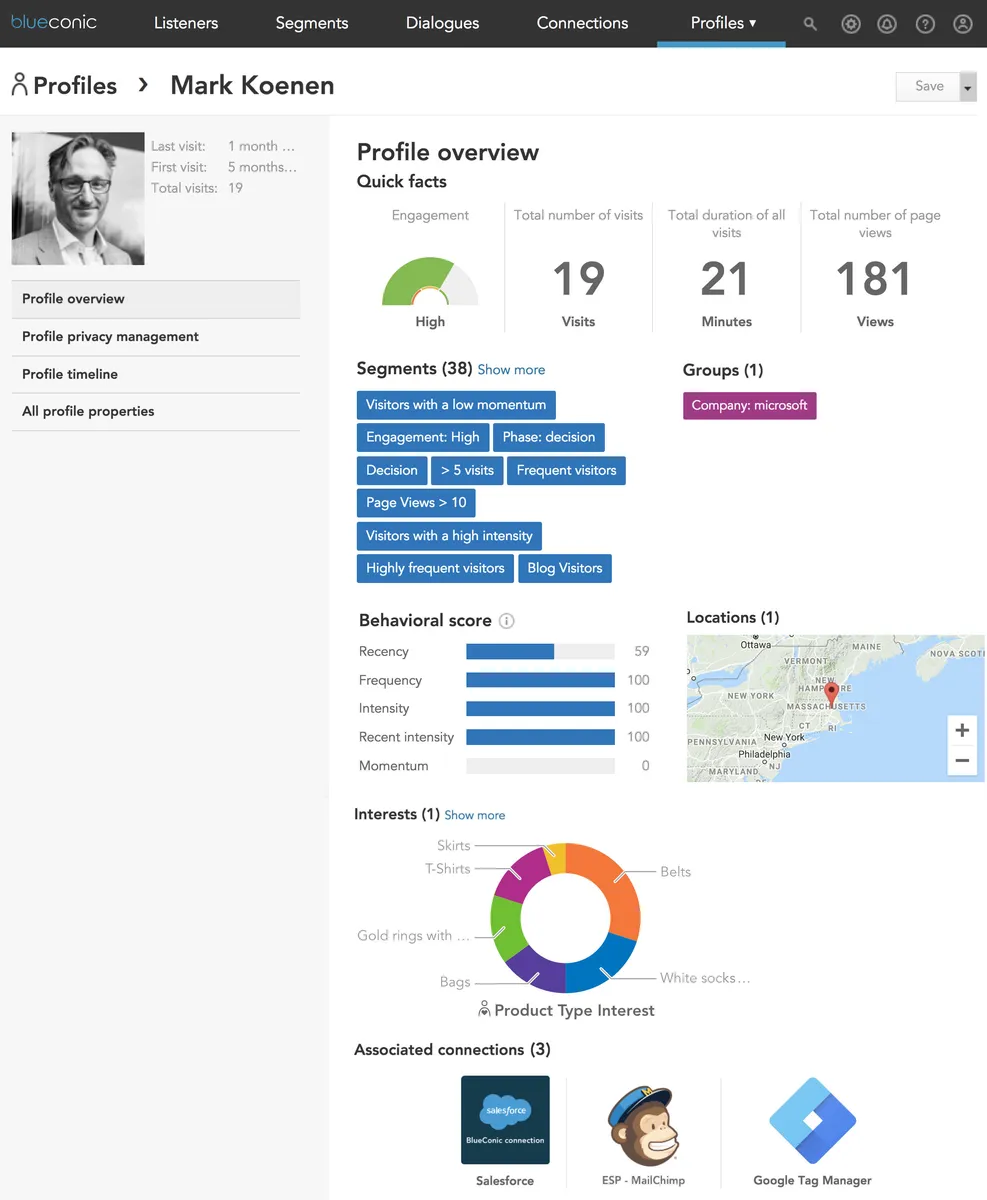 Notre avis sur BlueConic : un logiciel de génération de leads (lead generation) à découvrir