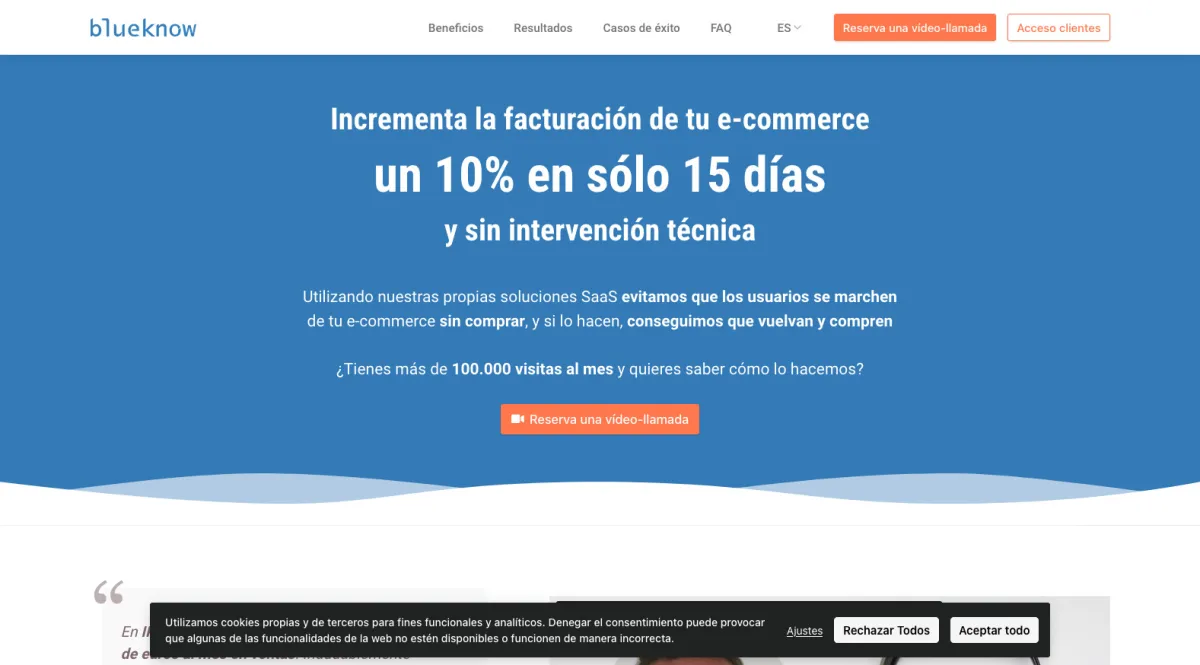Interface Blueknow : fonctionnalités, prix, alternatives