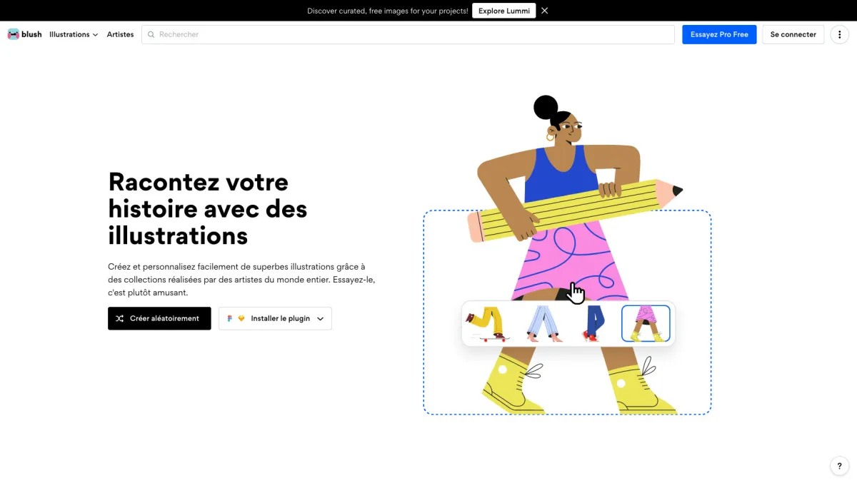 Interface Blush : fonctionnalités, prix, alternatives Interface Blush : fonctionnalités, prix, alternatives