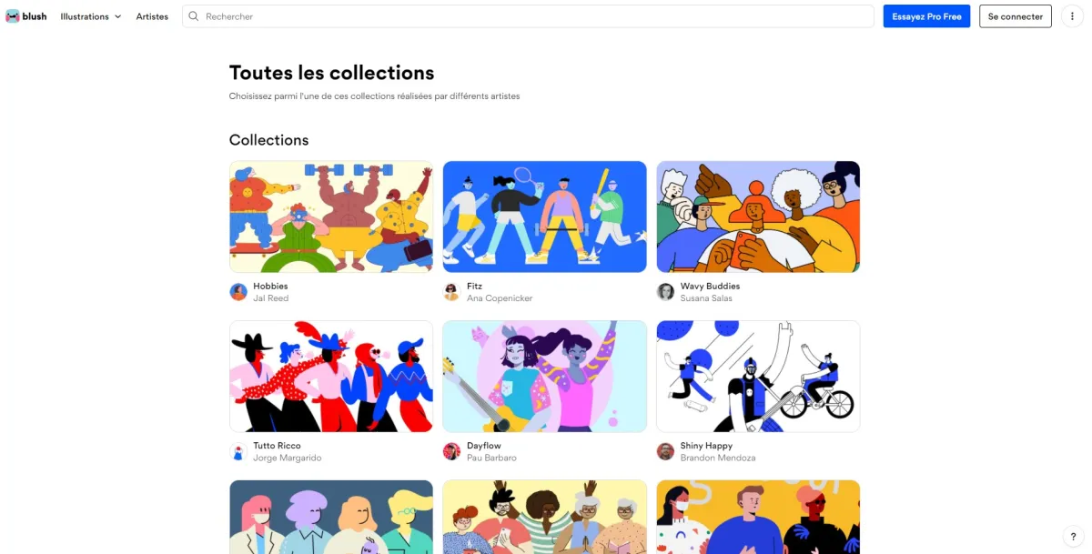 Notre avis sur Blush : une banque d'icônes (stock icons) à découvrir Notre avis sur Blush : une banque d'icônes (stock icons) à découvrir