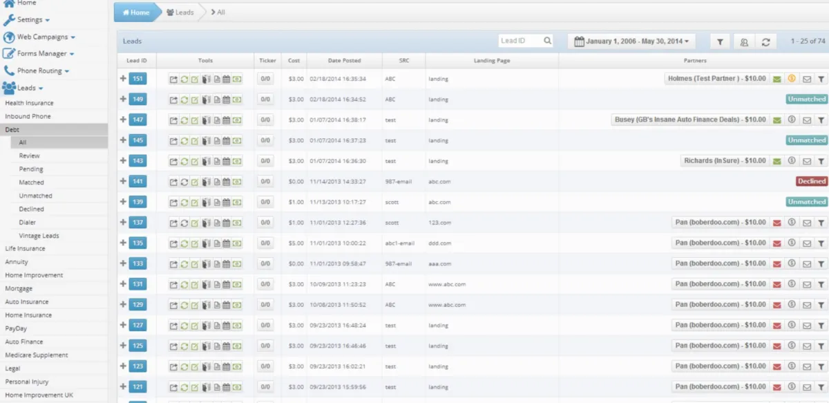 Interface Boberdoo.com: fonctionnalités, prix, alternatives