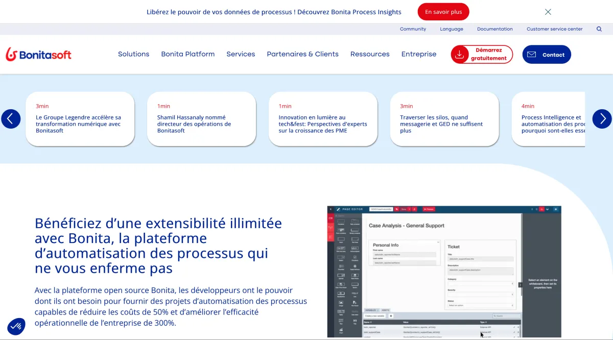 Interface Bonita Bpm : image, ergonomie, alternatives Interface Bonita Bpm : image, ergonomie, alternatives