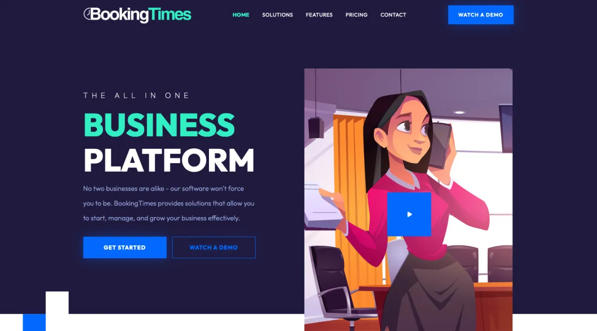 Interface BookingTimes : fonctionnalités, prix, alternatives