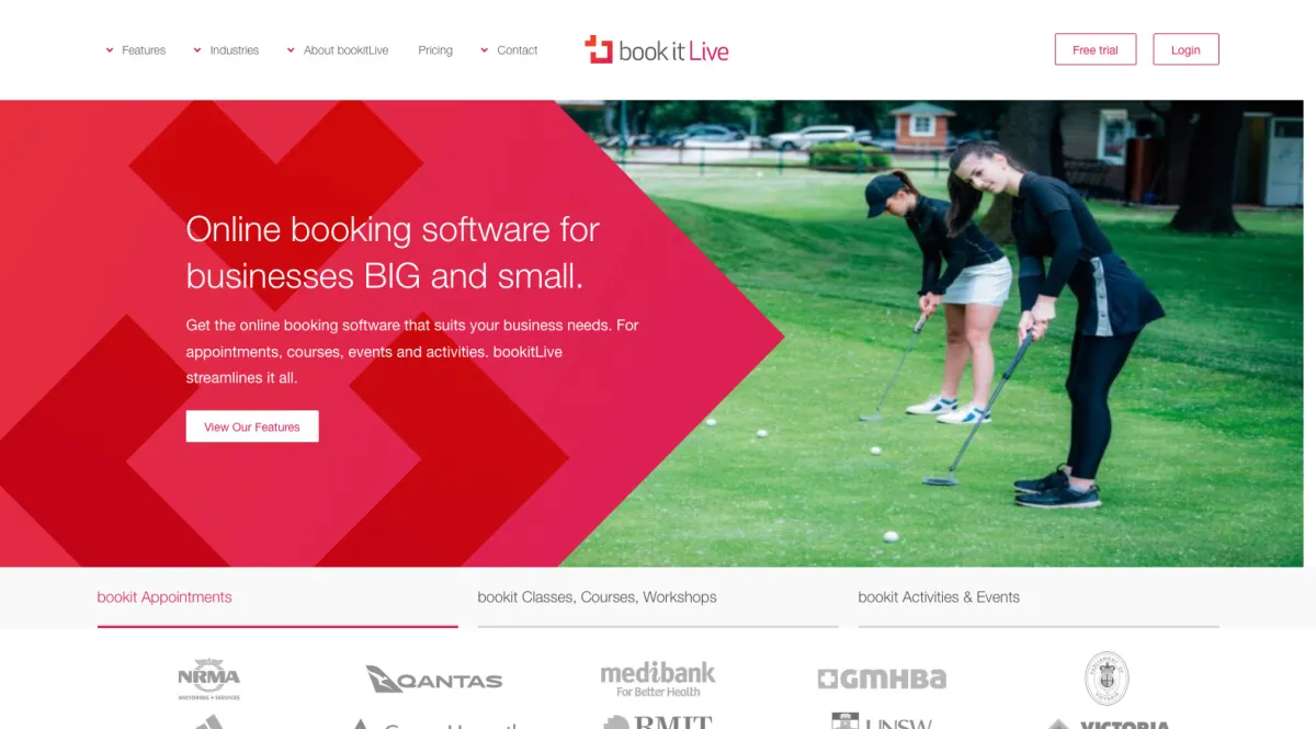 Interface bookitlive : image, ergonomie, alternatives