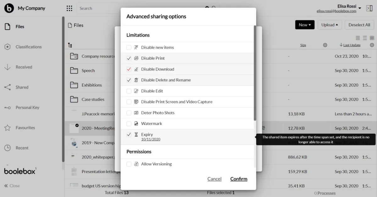 Interface BooleBox: fonctionnalités, prix, alternatives