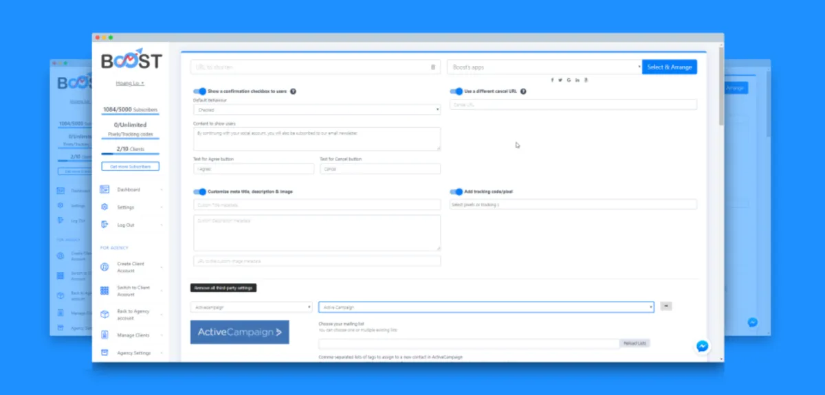 Interface Boost: fonctionnalités, prix, alternatives