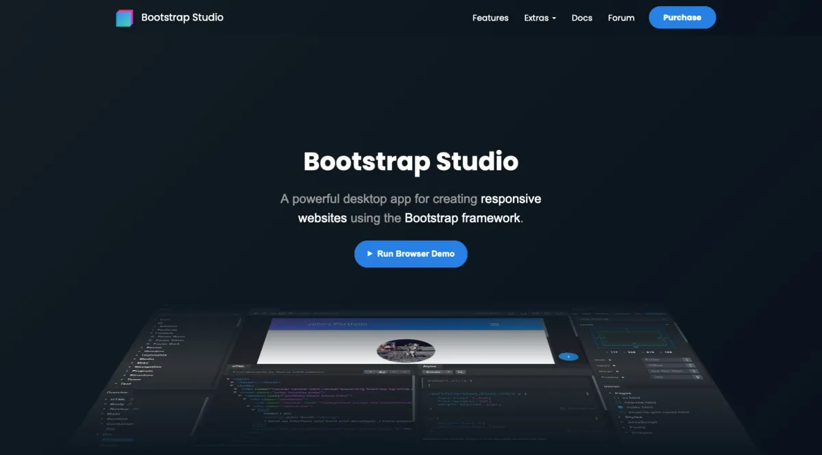Interface Bootstrap Studio : fonctionnalités, prix, alternatives Interface Bootstrap Studio : fonctionnalités, prix, alternatives