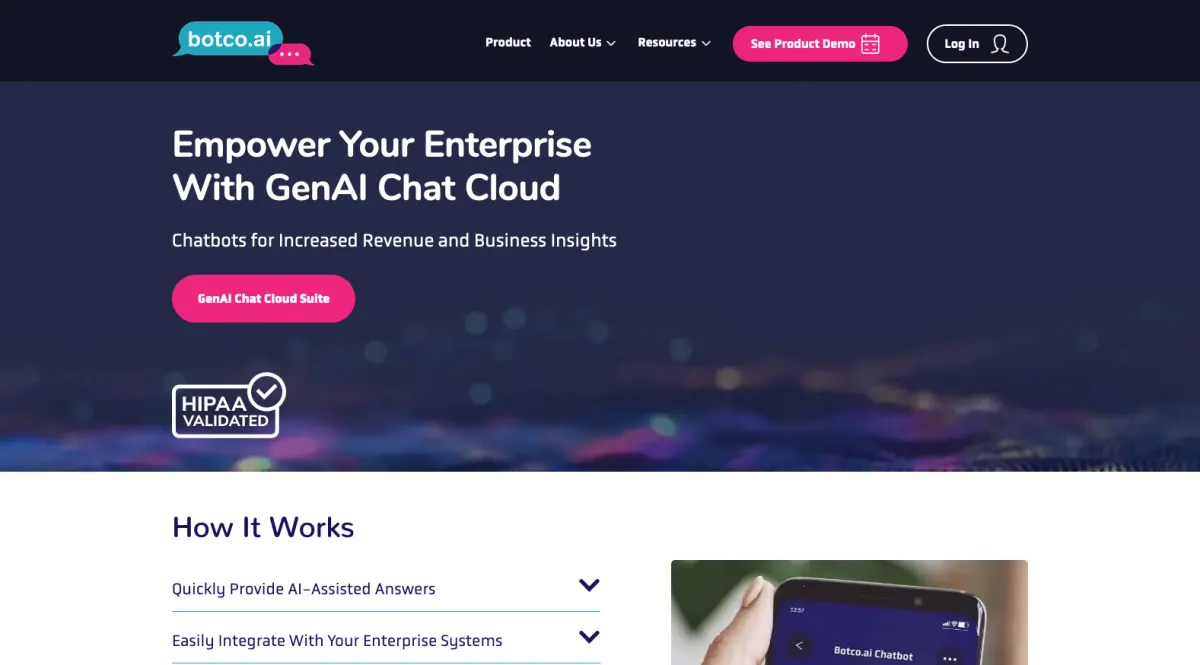 Interface Botco.ai : fonctionnalités, prix, alternatives
