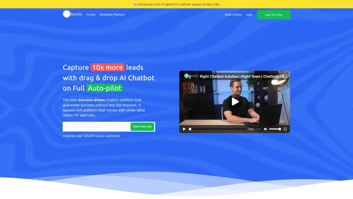 Interface Botsify : fonctionnalités, prix, alternatives Interface Botsify : fonctionnalités, prix, alternatives