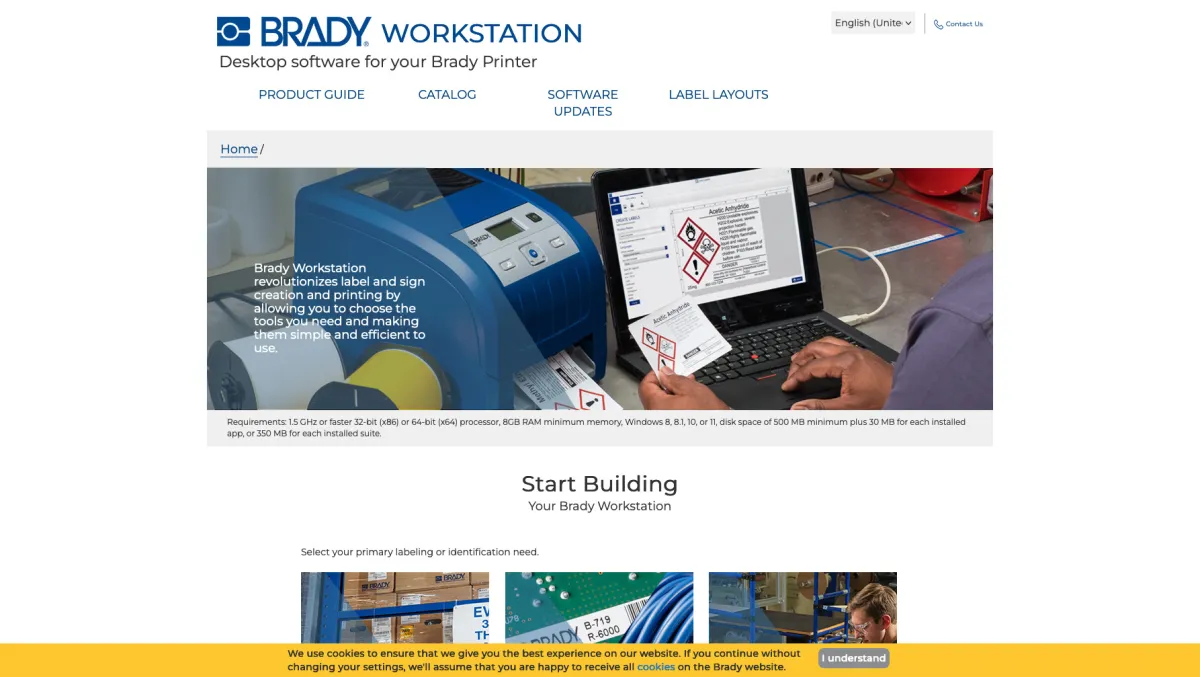 Interface Brady Workstation : image, ergonomie, alternatives Interface Brady Workstation : image, ergonomie, alternatives