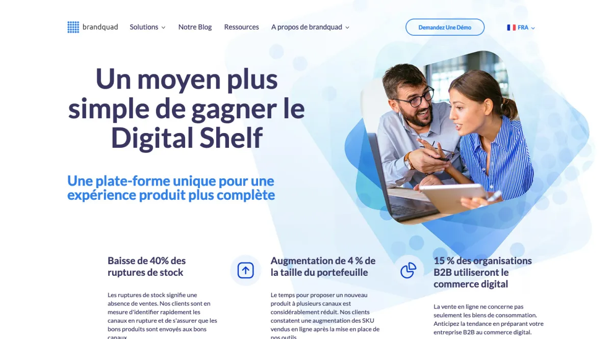 Interface Brandquad : fonctionnalités, prix, alternatives